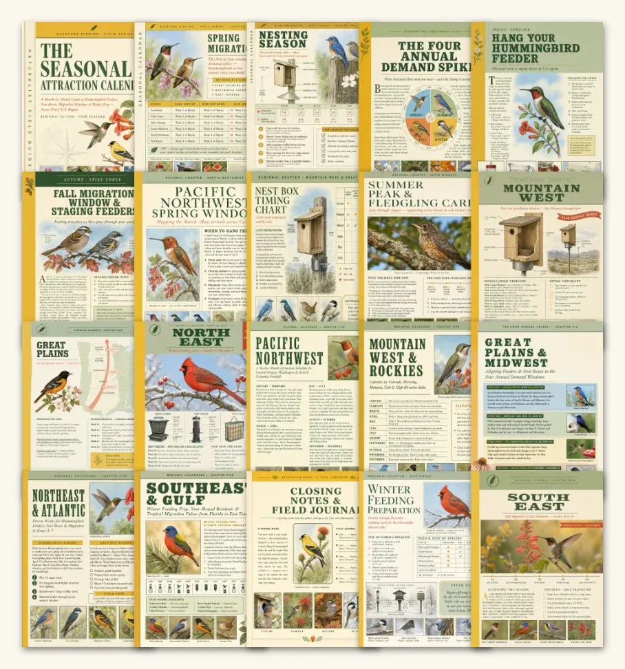 Seasonal attraction calendar.